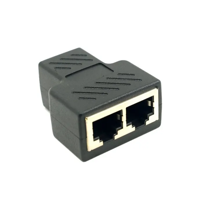 С экранированным CAT6 RJ45 сети Трехходовой тройник кабель удлинитель один разделен на два разъема Demultiplexer