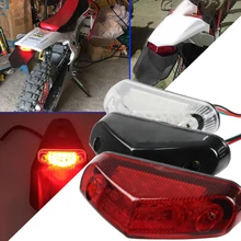 Universal DC 12V 12LED Motorcycle Light Bar Strip Brake Stop Tail Light DRL Indicators For Motorcycle Motorbike ATV Dirt Bike