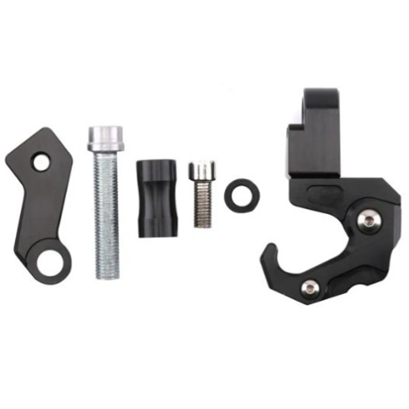 Motorcycle Accessories CNC Aluminum Alloy Folding Hanger Hook for Honda All New Forza 300 2018 Black | Автомобили и мотоциклы
