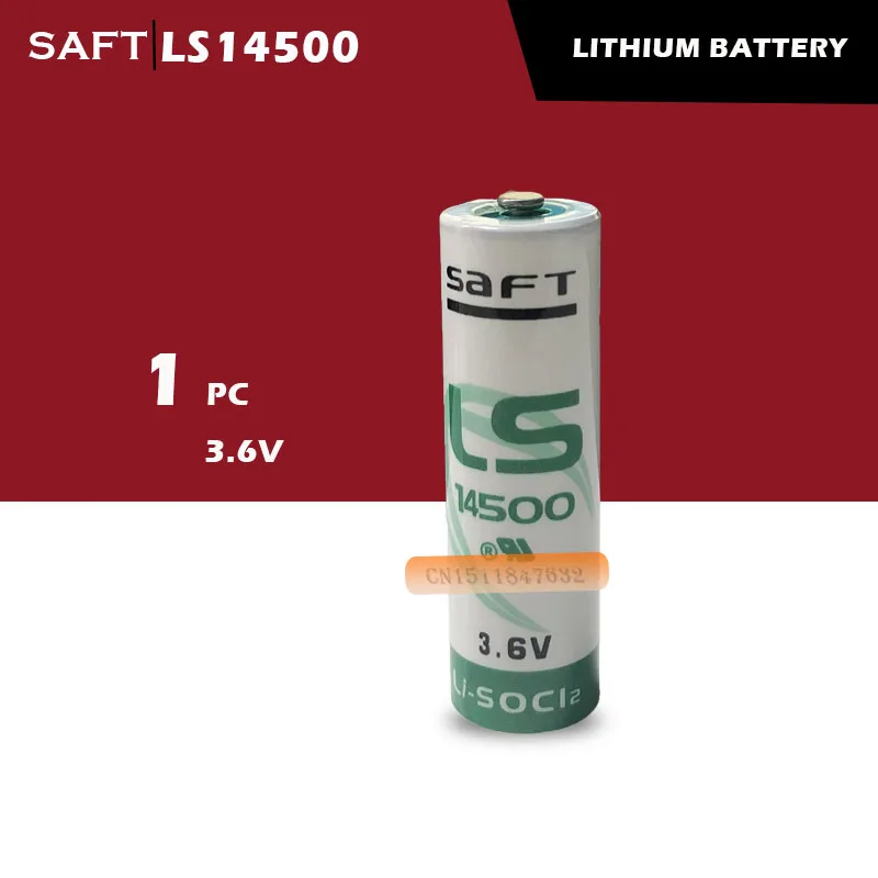 1 шт. SAFT LS14500 ER14505 AA 3,6 В 2450 мАч литиевая батарея для оборудования для установки запасная универсальная литиевая батарея основная батарея