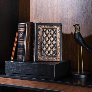 

KICUTE Vintage Emboss Frame Hardcover Notebook Leather Cover Diary Journal Book Notepad Office School Stationery Supplies Gifts