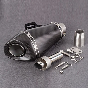 

60mm 61mm Inner Universal Motorcycle Modified Exhaust Pipe Muffler S1000RR Z900 GSXR750 S1000XR ZX6R