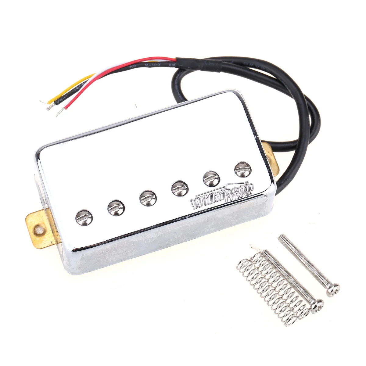 

Wilkinson Vintage Tone Alnico 5 PAF Style Humbucker Bridge Pickup for Les Paul Style Electric Guitar, Chrome