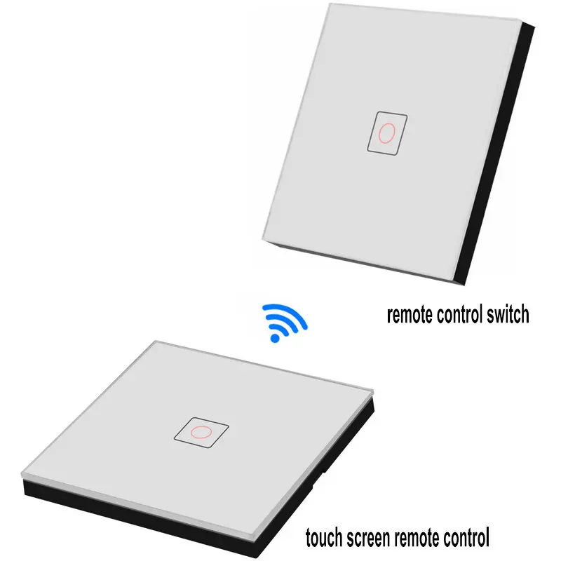 

EU Standard Wireless Touch Switch Remote Control Light Switch Transmitter, Smart Home Led Bulb Wall Sticker Switches