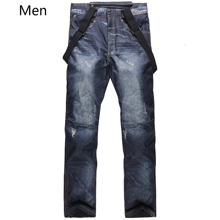 women Windproof Snow Trousers Winter Profession Snowboard Pants Outdoor Men&Women Ski Pants Waterproof Breathable Warm Ski Clothes - Цвет: women