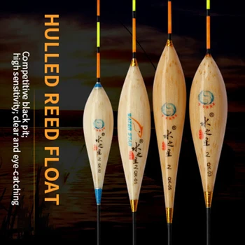 

50cm Fish Float Labeled Shell Vertical Reed Floating High Sensitive Set Buoy Bobber Stick for Fish Tackle