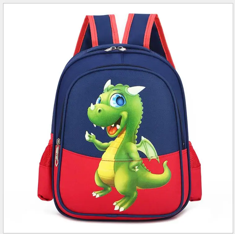 Детский Школьный рюкзак с изображением животных из мультфильмов для мальчиков и девочек, детский школьный рюкзак с единорогом и