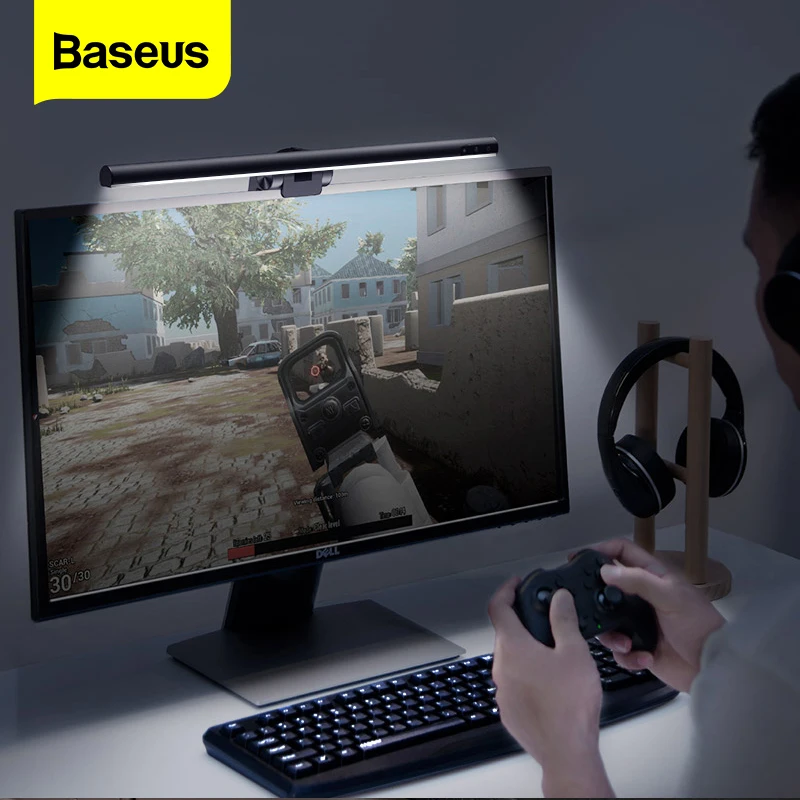 Baseus Экран светильник светодиодный настольная лампа PC компьютер ноутбук USB ЖК