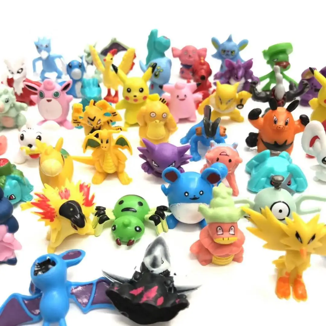 TAKARA TOMY-конструктор с фигурками из м/ф “Покемон” 144 разных стилей 24 шт./упак. новых кукол-трансформаторы приобретаемые форму игрушки для Carta Покемон коллекционные куклы