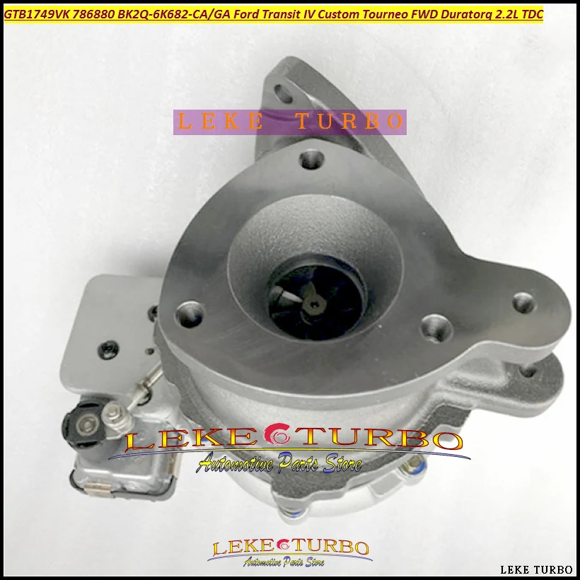 Turbo GTB1749VK 786880 786880-5021S 786880-0006 BK2Q6K682GA BK2Q6K682CA for Ford Transit VI Tourneo 2.2 TDCi 92Kw 114Kw Duratorq EURO 5 2011- (5)