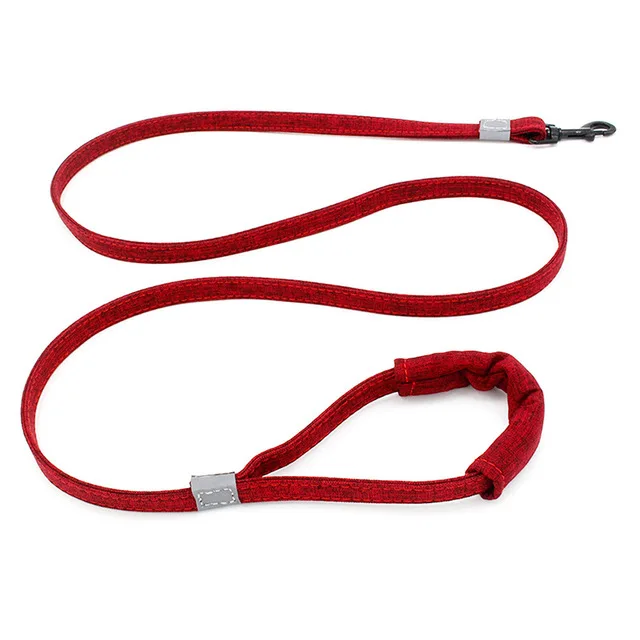 Red Leash Ошейник для собак, набор поводков, персонализированный ошейник для собак, безопасный Светоотражающий Поводок для собак, для маленьких, средних и больших собак, питбуль - Цвет: Red Leash