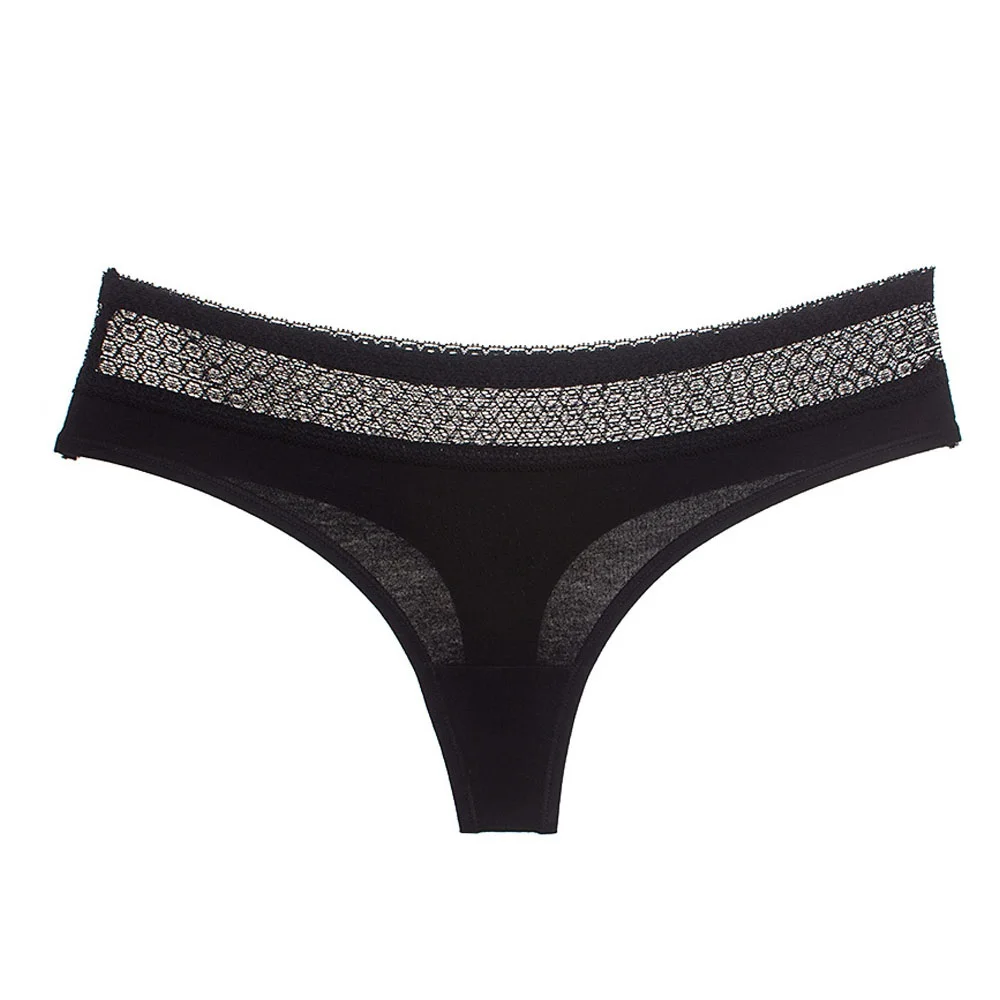 black Lace Бесшовные трусики, сексуальные бикини, трусики, женское нижнее белье, бразильские танга, стринги, трусики, кружевные стринги, бикини, трусики, Majtki Damskie - Цвет: black Lace
