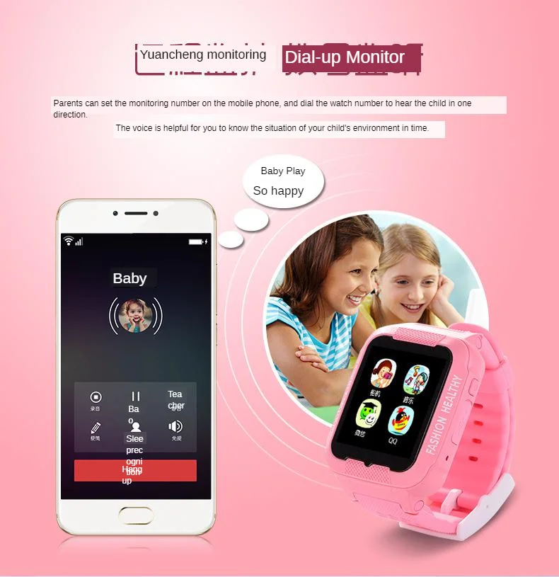 Smart Kids' Watch GPS Positioning Photo Shoot Learning Depth Waterproof High-definition Call Multinational Language