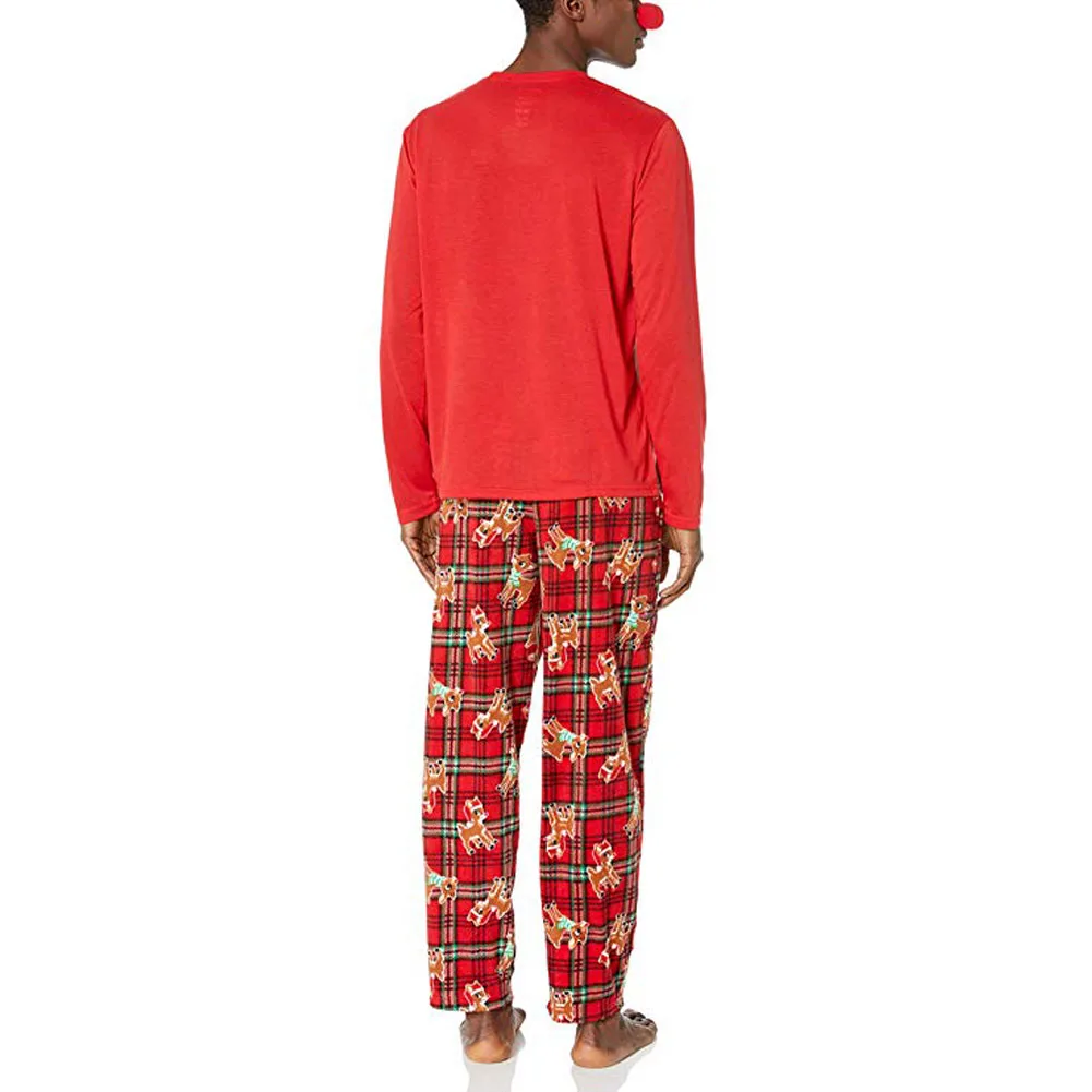 Семейный Рождественский пижамный комплект; Семейные комплекты; пижамный комплект для взрослых и детей; хлопковая одежда для сна; вечерние рождественские комплекты