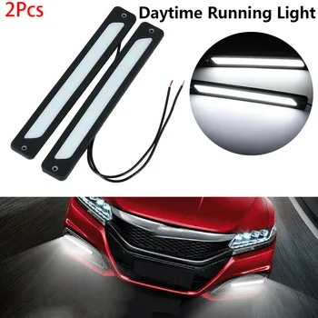 

2PCS Durable Running Lights Driving Bulbs Car COB Daylight Auto Daytime Fog Light DRL Daytime Running Light