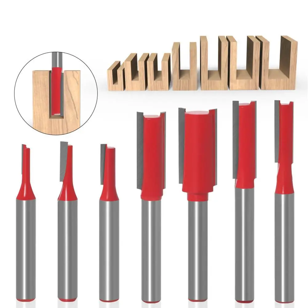 

6mm Shank Template Trim Hinge Mortising Router Bit Woodworking Cut Wood Tool