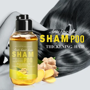 

100ml Anti-stripping Ginger Extract Shampoo Anti-Loss Oil Control Bath Accessories Unisex LDO99