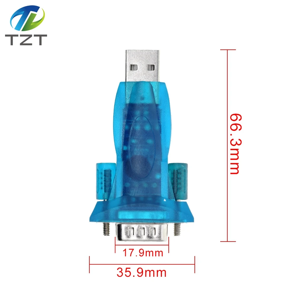 TZT HL-340 USB в RS232 COM порт Последовательный КПК 9 pin DB9 адаптер sup порт Windows7-64