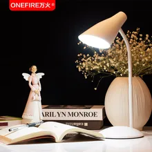 Креативный светодиодный Настольный светильник с зажимом для колледжа, студенческого общежития, прикроватная лампа, перезаряжаемая лампа для защиты глаз, Детская лампа для чтения