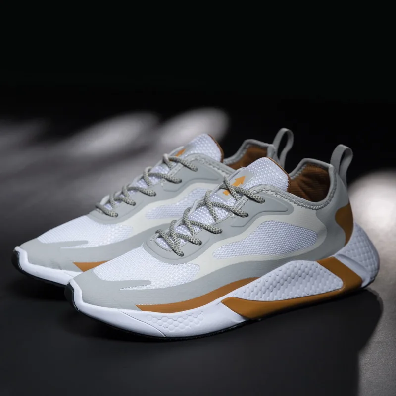 Night reflective sneakers outdoor training shoes casual shoes light men's shoes comfortable trend sneakers men off white