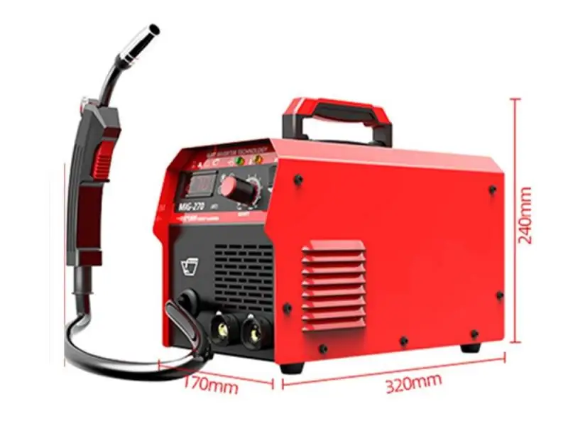 Mini gas shielded welding machine/small welding machine 220V household 3
