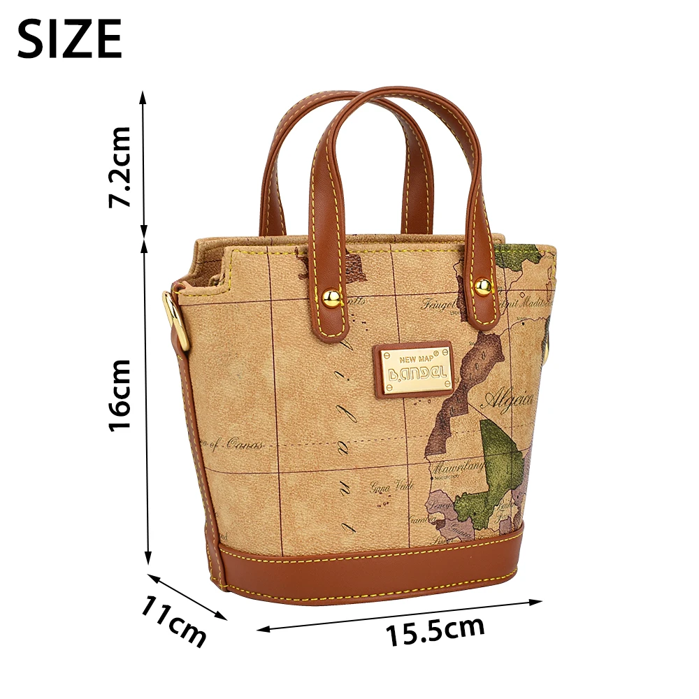 Tassen & portemonnees Bagage & Reizen Weekendtassen European Luggage Bag Waterproof Travel Bag in Map of Italy Shoulder Bag Map Print 