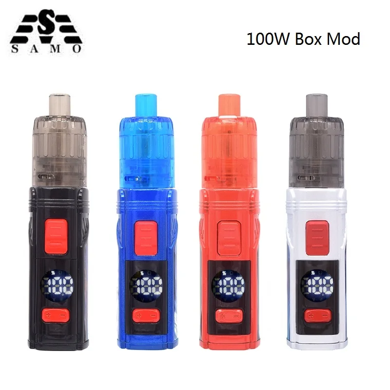 

Electronic cigarette 100W and 150w two kinds box mod kit can be choice with 2200mah hookah vape with 0.3ohm atomizer
