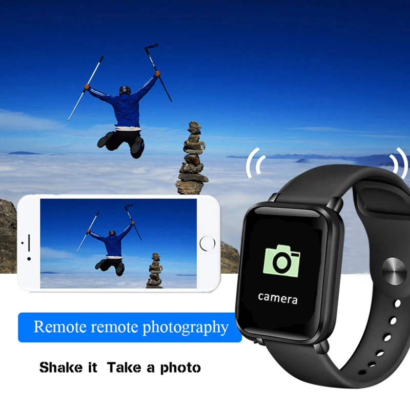 LIGE, умные часы, водонепроницаемые, спортивные, для iphone, телефона, умные часы, пульсометр, функции кровяного давления для женщин, мужчин, детей