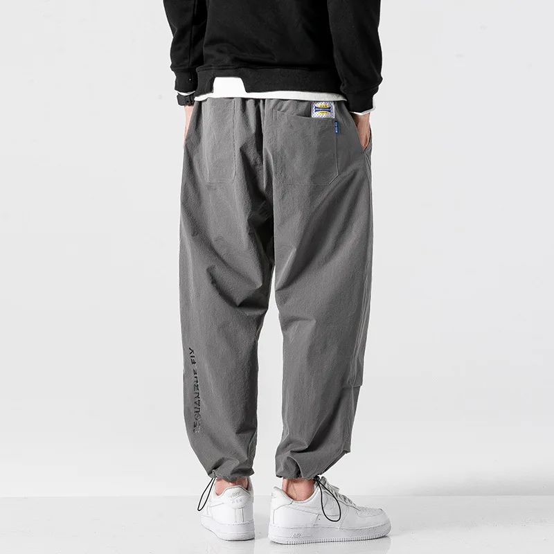 

2020 Spring Main Push Japanese-style Shadowless Wall Large Size Printed Bouquet Feet Casual Pants M-5x Hk198