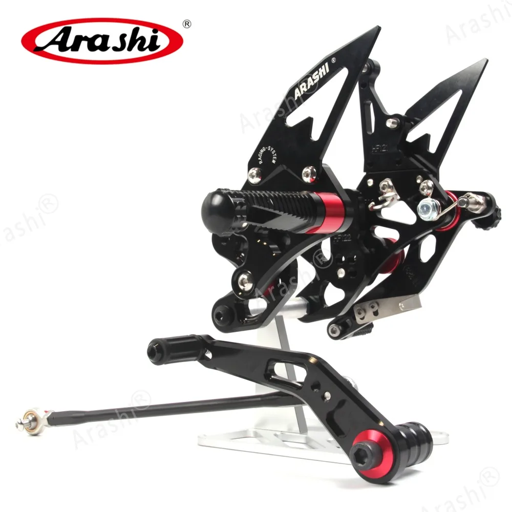 Arashi мотоциклист Регулируемые подножки для SUZUKI GSXR GSX-R 600 750 2006-2010 CNC Rearset подножки GSX R 600cc 750cc