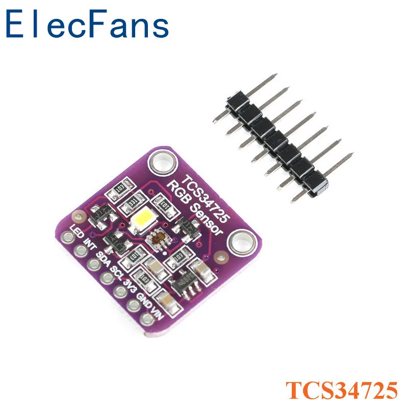 Цветной датчик TCS34725 RGB макетная плата модуль сделай сам Elecfans | Электронные