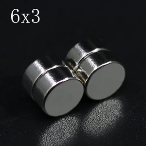 10/50/100/200 Pcs 6x3 Neodymium Magnet 6mm x 3mm N35 NdFeB Round Super Powerful Strong Permanent Magnetic imanes Disc 6*3