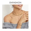 ENFASHION Twist Chain Choker Necklace Women Gold Color Stainless Steel Necklaces Fashion Jewelry Accessories Gifts Collier P3069 ► Photo 1/6