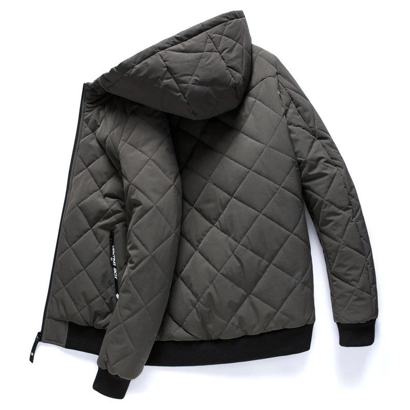 2021 new cotton-padded coat men with fleece and thick coat boyfriend daily shopping winter fashion brand down jacket