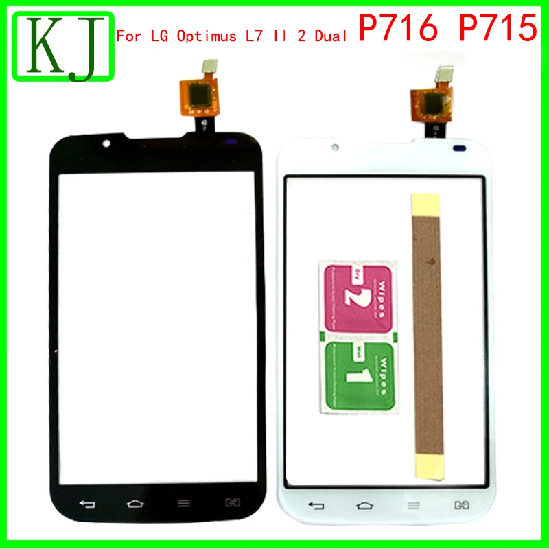 

For LG Optimus L7 II 2 Dual P716 P715 Touch Screen Digitizer Sensor Outer Glass Panel
