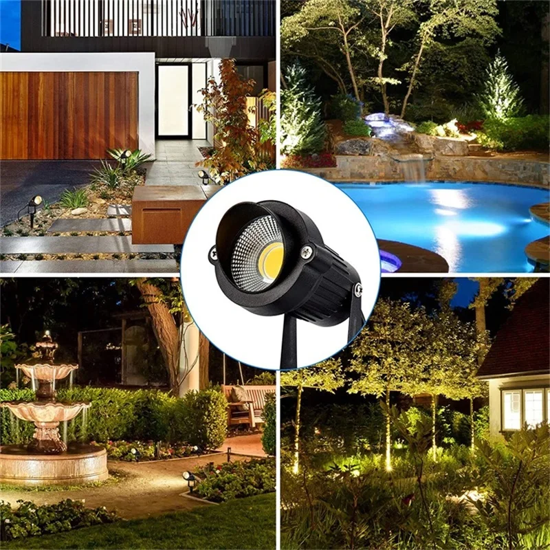 Luz led rgb para iluminação paisagística ao