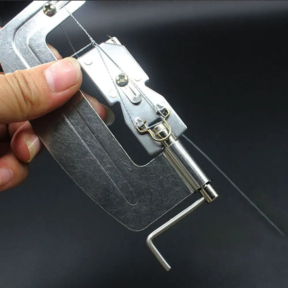 

Hooking Device Semi Automatic Machine Silver Stainless Steel Fish Line Fishing Accessories Fast Hook Tying Hooks Manually Tool