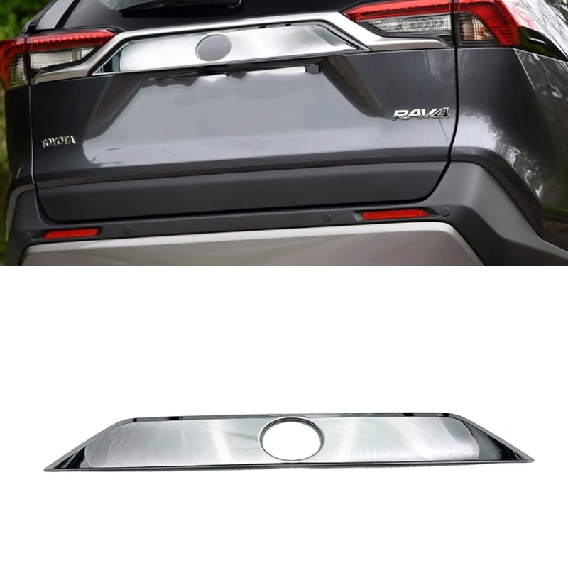ABS Хромированная Крышка для багажника обрезанная задняя дверь подходит Toyota RAV4 RAV 4