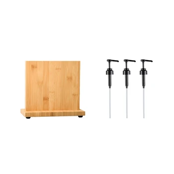 

1 Pcs netic Turret with netic Knife Holder & 3Pcs Oil Cap Pump Top Dispenser Nozzle