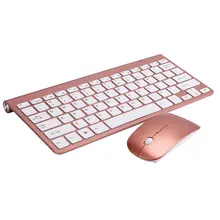 Офисные принадлежности 2,4G Беспроводная клавиатура и мышь Мини мультимедийная клавиатура мышь комбо набор для ноутбука ноутбук Mac Настольный ПК ТВ