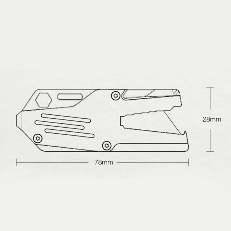 BMBY-открытый портативный многофункциональный Edc комбинированный инструмент Сверхмощный режущий нож многофункциональная модель гаечный ключ Отвертка