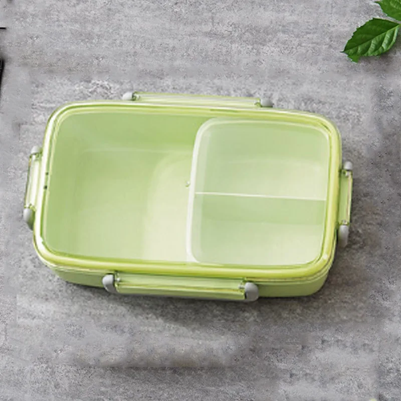Lunch Box 1PC For Kids Food Container Portable Microwave Lattice Independent Leak-Proof Bento Box Hot Sale