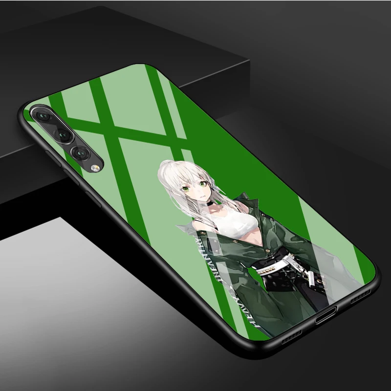 Anime Gir Kính Cường Lực Điện Thoại Ốp Lưng Cho Huawei P20 P30 P40 P40 Lite Pro Psmart Giao Phối 20 30 Bao Vỏ huawei silicone case Cases For Huawei