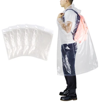 

Disposable Outdoor Rain Poncho Hiking Travel Unisex Emergency Cycling Rain Cover