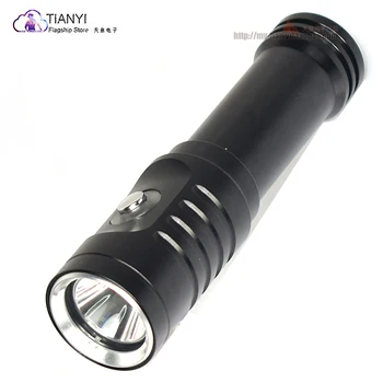 

Hard oxygen aluminum flashlight 18650MINI compact professional diving glare flashlight 1200LM waterproof L2 lamp