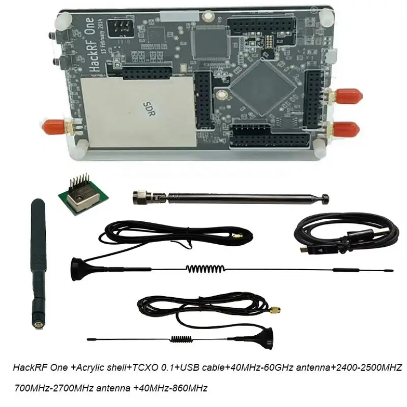 HackRF один 1 МГц до 6 ГГц программное обеспечение определенная платформа развития RTL SDR demo ongle приемник Ham Радио C5-002 - Цвет: choose 6