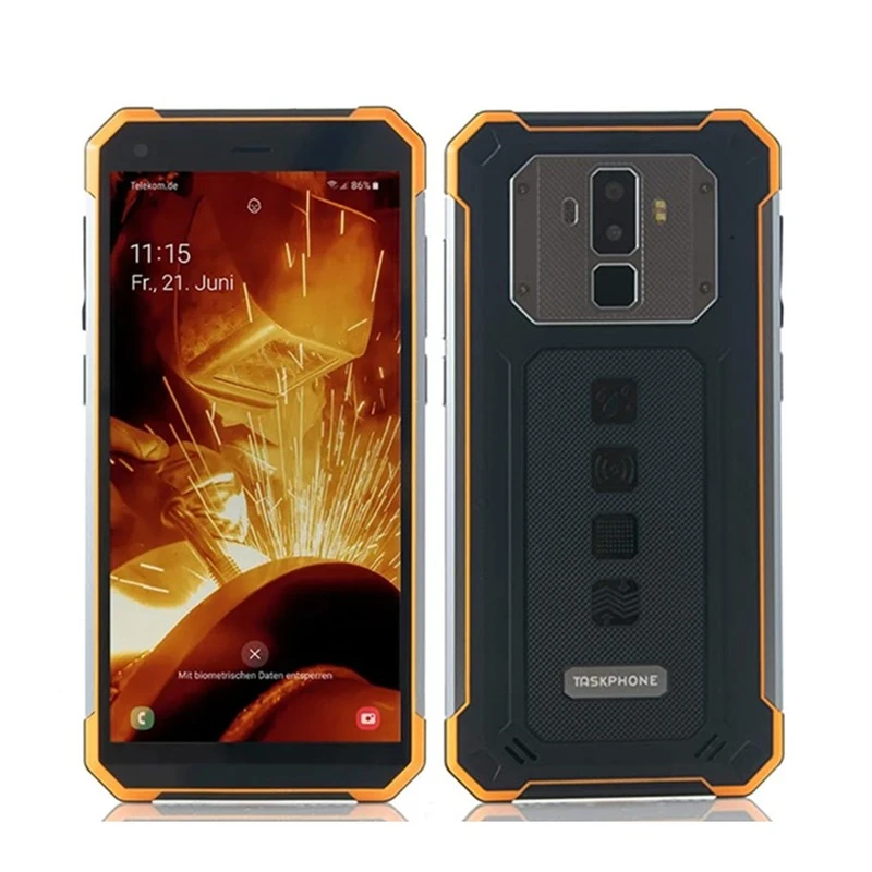 TASKPHONE T20 Sports Smartphone 5.7" 4GB 64GB Octa Core Android 9.0 16.0MP 4250mAh NFC Fingerprint Shockproof Rugged Cellphone free android cell phone