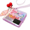 Transprent Jelly Neck Wallet Laser Halter Girls Coin Purse Ins Korea Letter Card Holder Bag Clutch Women Wallets 3