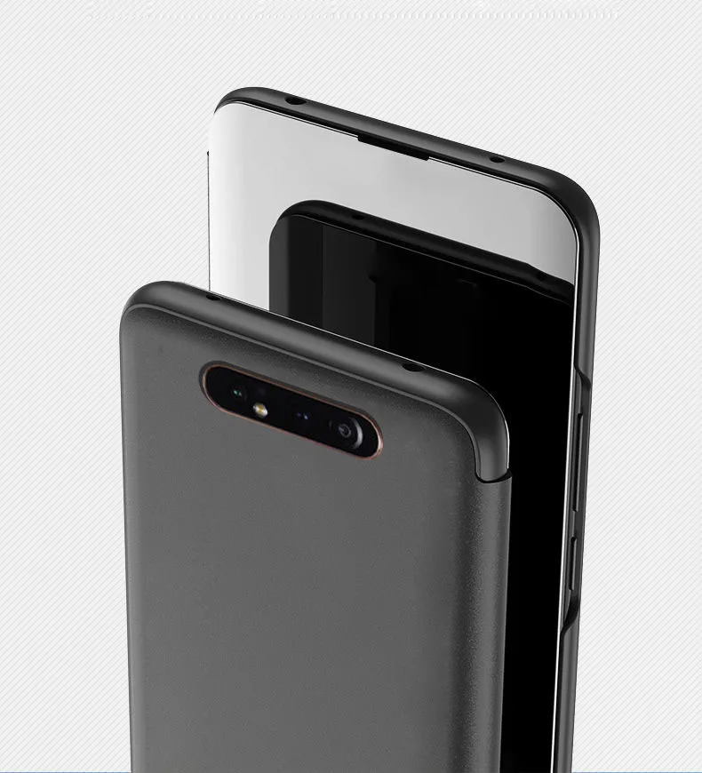 Для samsung A80 A90 A2 core чехол для телефона зеркальный раскладушка кронштейн защитный чехол мудрый спящий