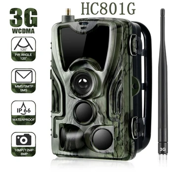 

HC801G 3G MMS Hunting Cameras 0.3S Trigger Trail Night Version Camera Outdoor forest Waterproof 16MP 1080P Stealth Camera Scout